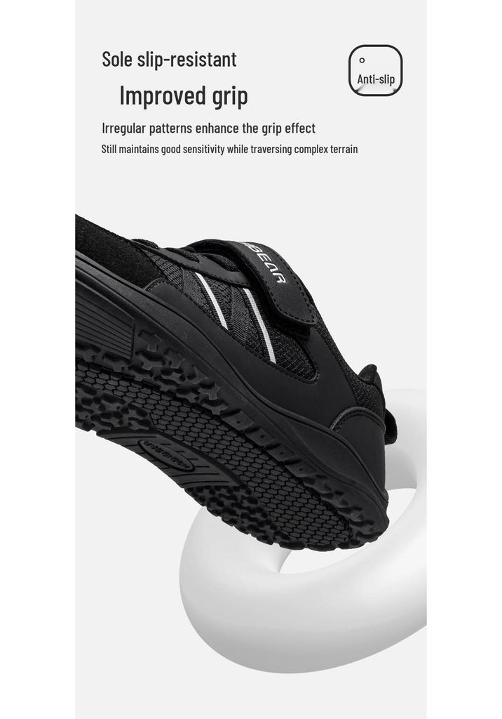 Happy Bear Kids' Velcro Wide Last Breathable Training Shoes for Boys & Girls - Spring & Autumn Casual Sports.