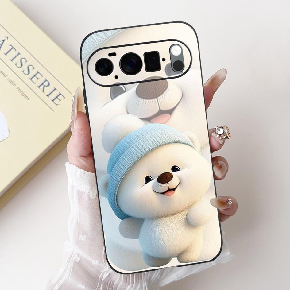 For Google Pixel 10 Case Pixel 10 Pro Cover Cute Rabbit Panda Cat Soft Silicone Matte Phone Cases For Google Pixel10 Pro XL Etui
