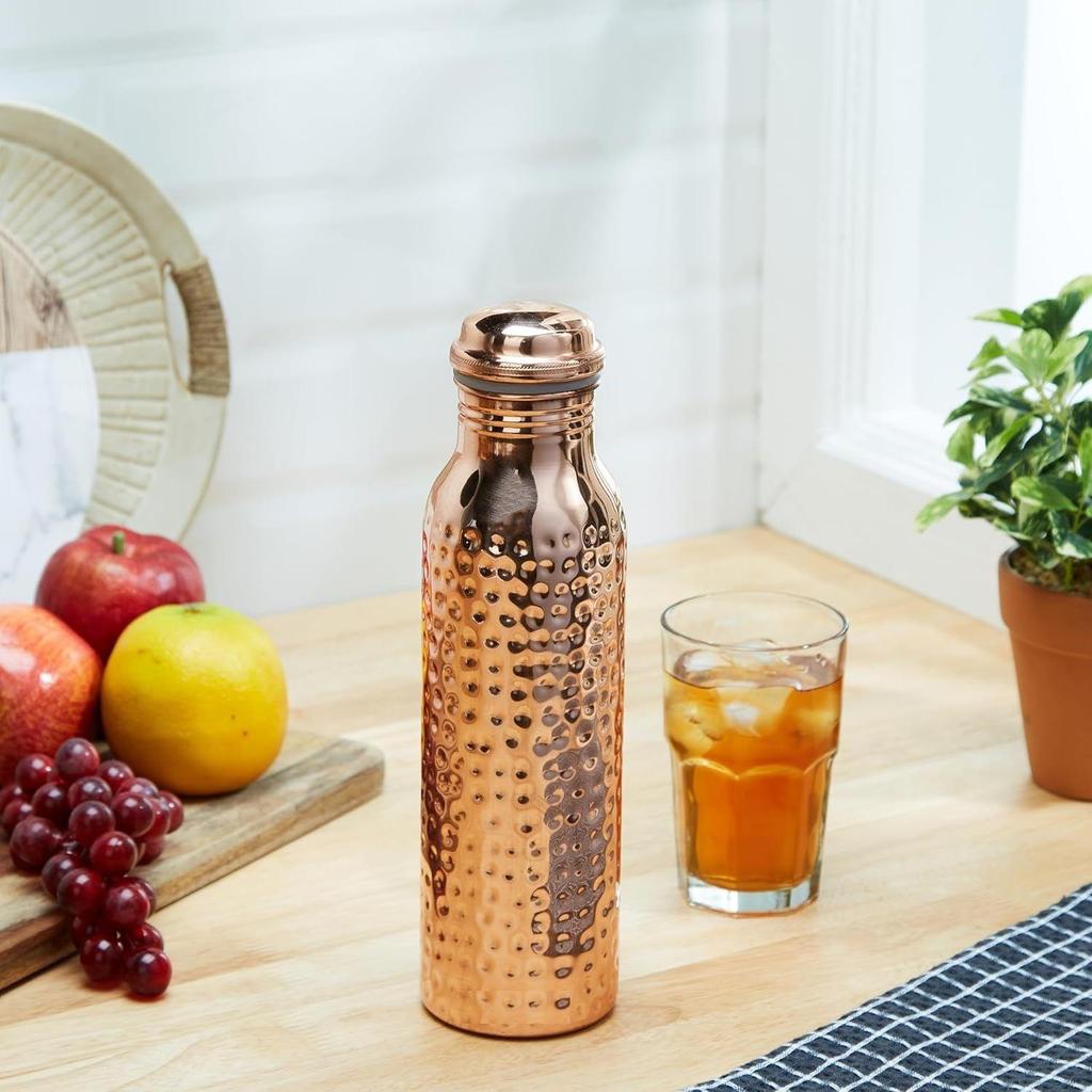 Kovaná měděná láhev, 950 ml