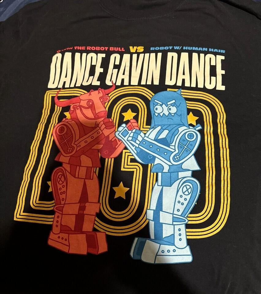 Dance Gavin Dance Robot Bull Vs Human Hair Cotton Unisex S-5XL Shirt BI04_216 Unisex T-Shirt XL
