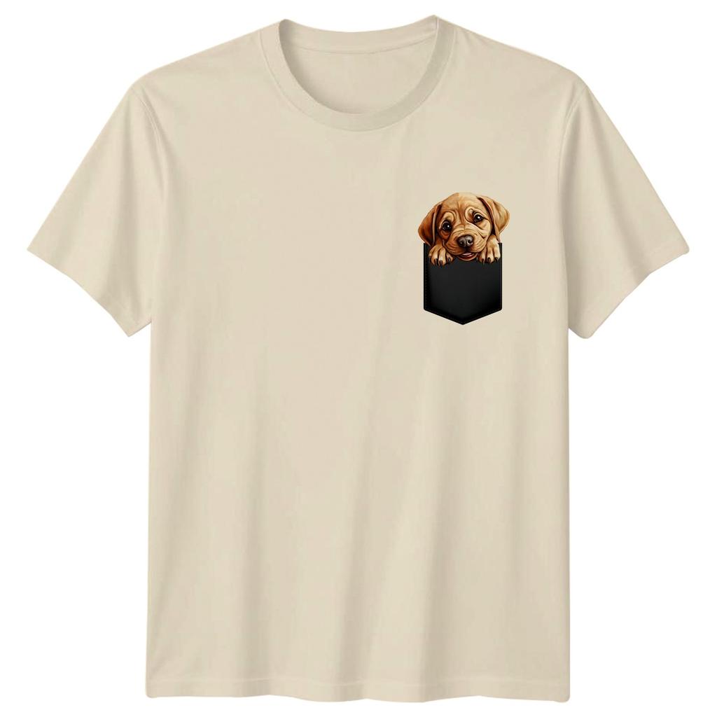 Puppy In Pocket Dogs Animals Unisexs TShirt Unisexs Tee Graphic Unisex