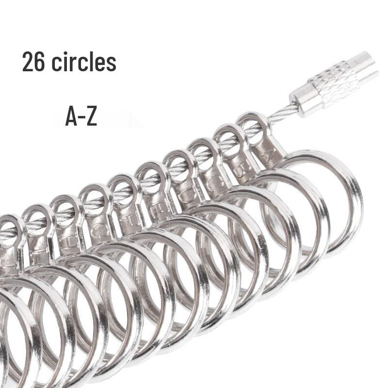Zoll- und Euro-Ringgrößen-Lineal-Set