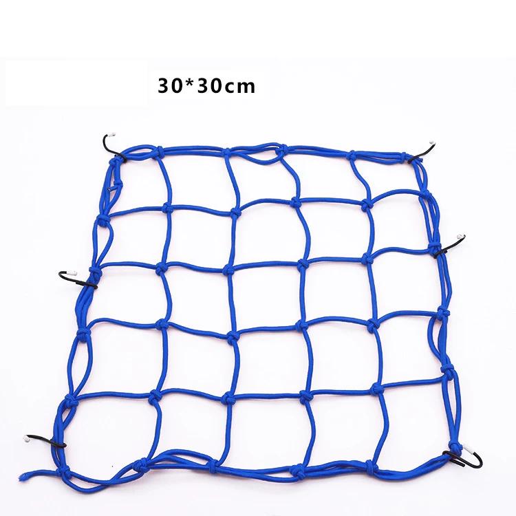 Motorcycle Luggage Net Bike 6 Hooks Hold Down Fuel Tank Luggage Mesh Web Styling High Quality moto adjustable Cargo Net
