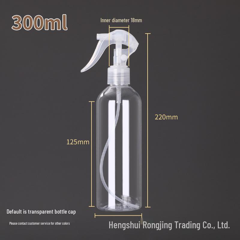 Transparent PET Fine Mist Spray Bottle 100-500ml for Cosmetics - Small Mouse Head Design