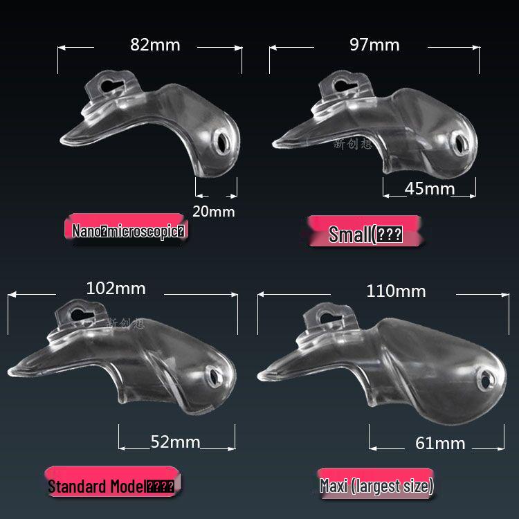 HT V3 Male Resin Chastity Device: CB6000S Cage for Kinky Use