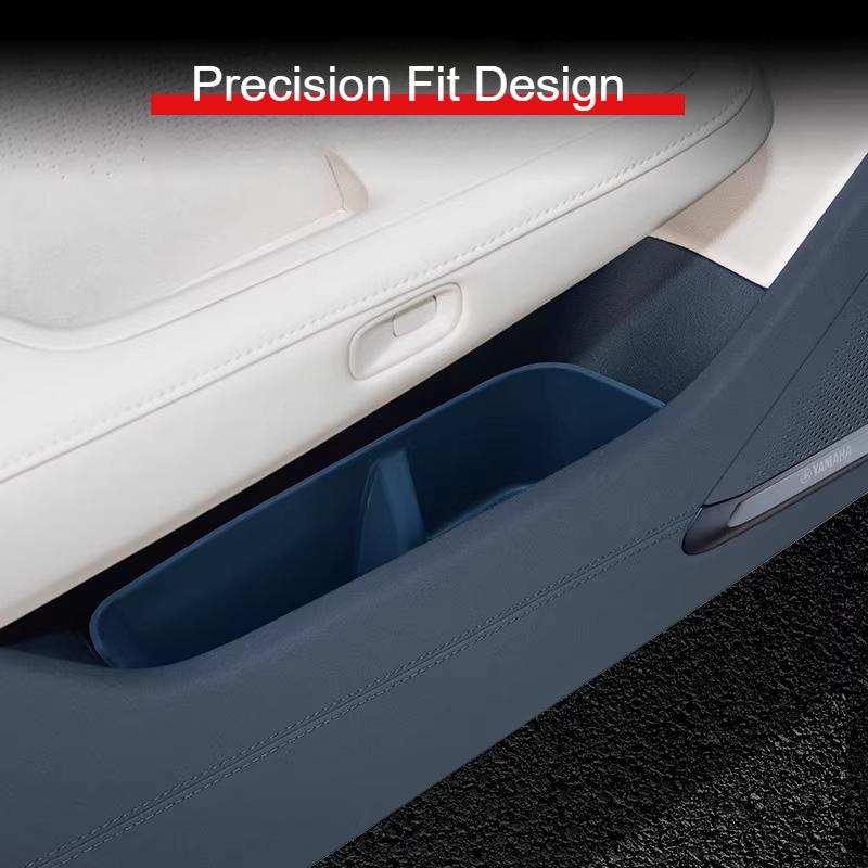 For ZEEKR 001 2024-2026 Car Door Storage Box Silicone Storage Box Under The Door Car Interior Accessories
