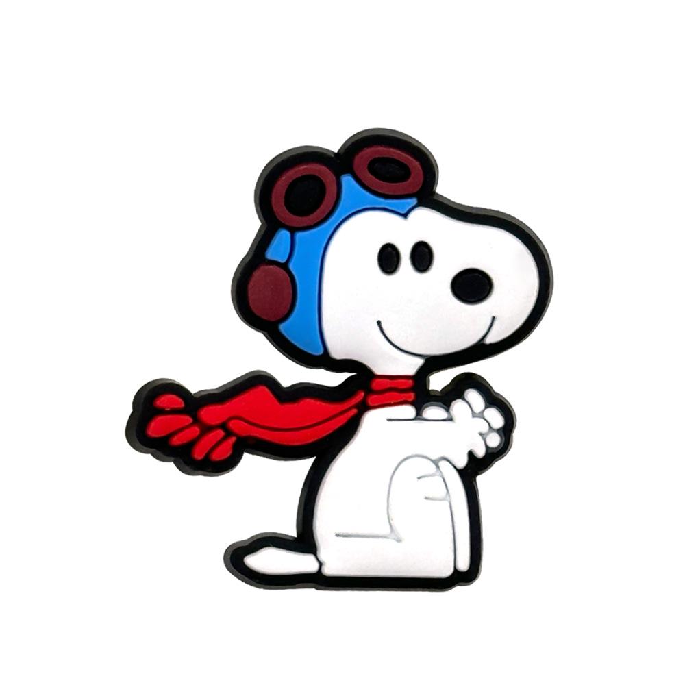 Snoopy Schuhanhänger - PVC Weichgummi Clog-Zubehör für Gartenschuhe