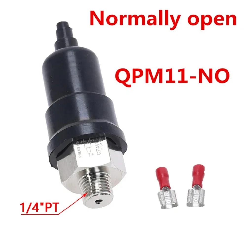 

QPM11-NC / QPM11-NO 1/8 1/4 PT Adjustable Automatic Pressure Switch Controller, Compatible With Multiple Piping Systems