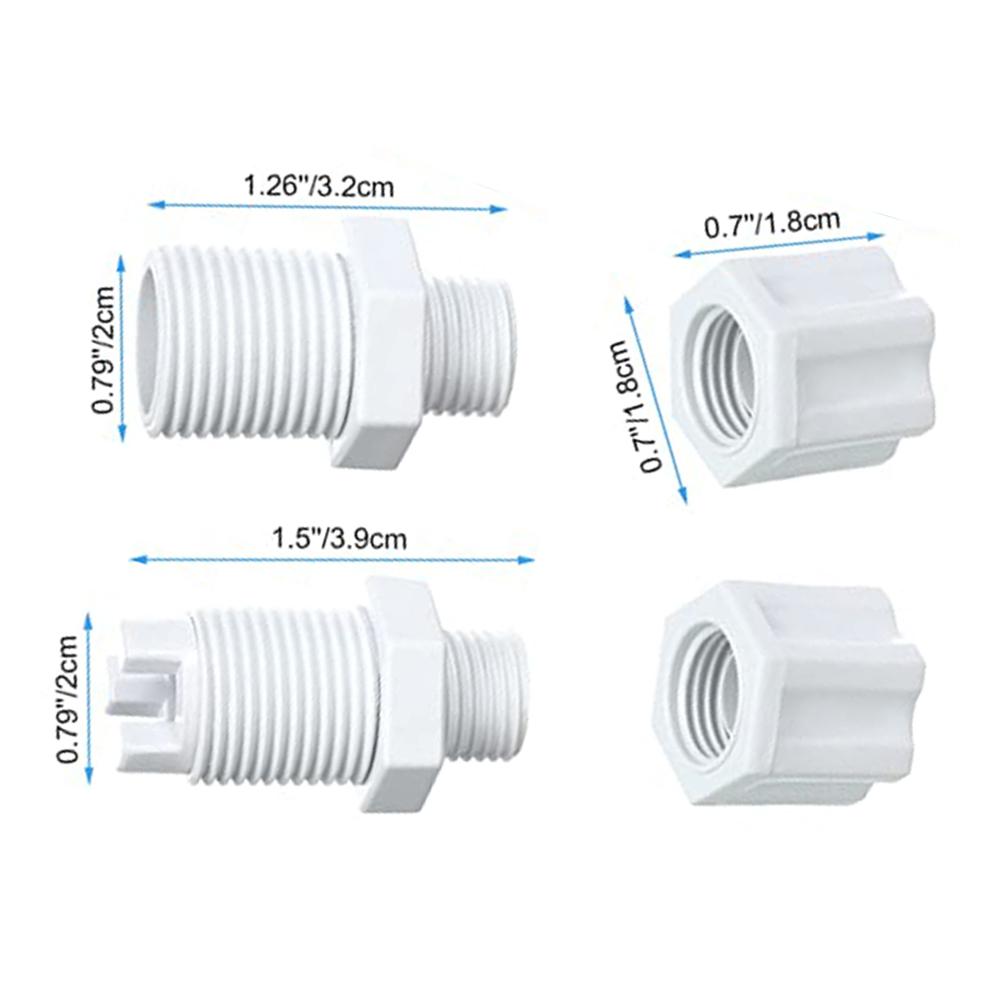 2 Sets Chlorinator Feeder Parts Kit With Check Valve And Hose For CL200 CL220 Pool Dispenser Repair Replacement Accessories