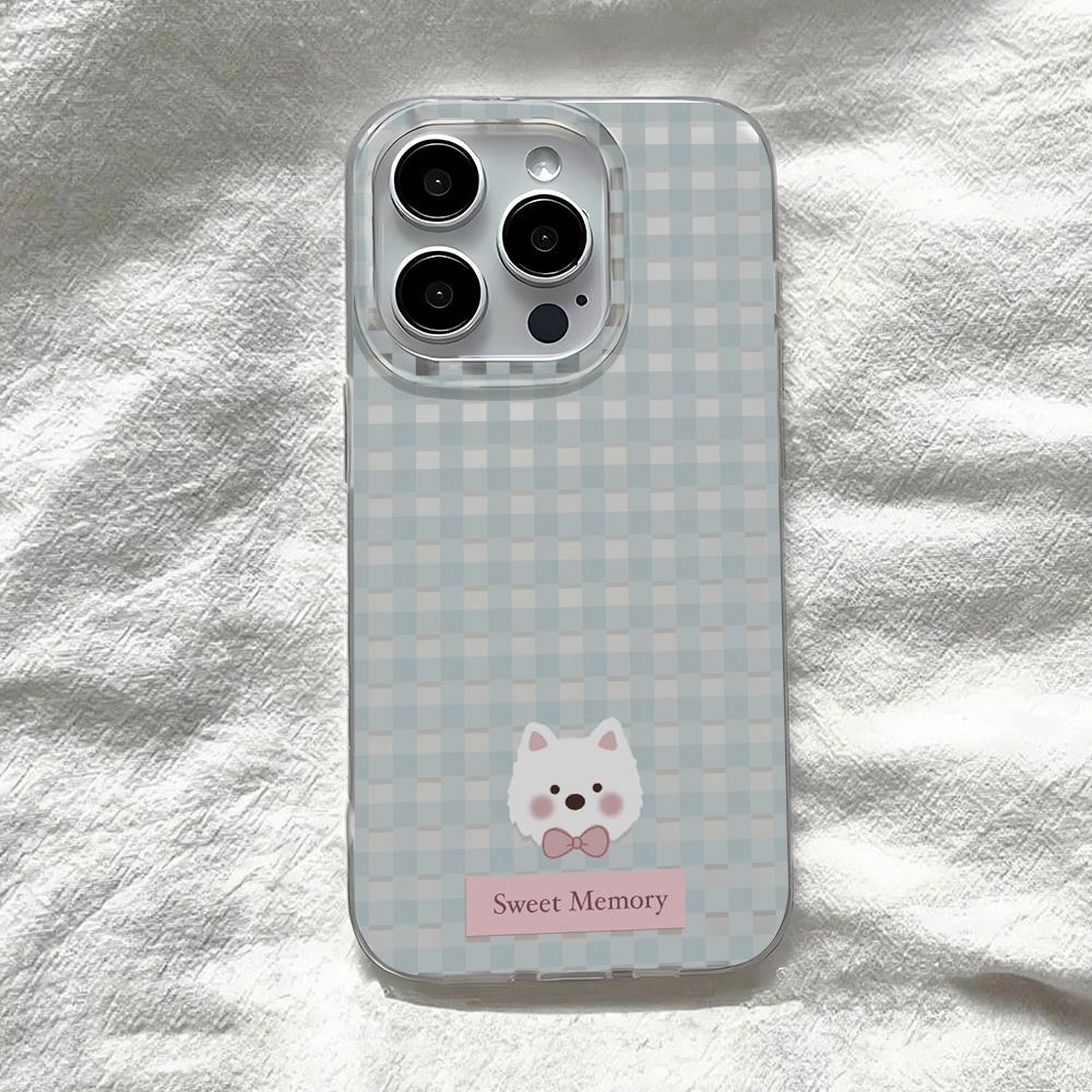 Painted Phone Case for iPhone 12 13 15 16 iPhone 16 12 13 14 15 Pro  14 15 16 Pro Max Coverage Shockproof Anti-Fingerprint Fresh Style Protective Case