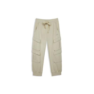 Li Ning X Palace Museum Baoyun Building Collaboration Sports Casual Cargo Pants Unisex Pants Gray-Green AKLQ853-1