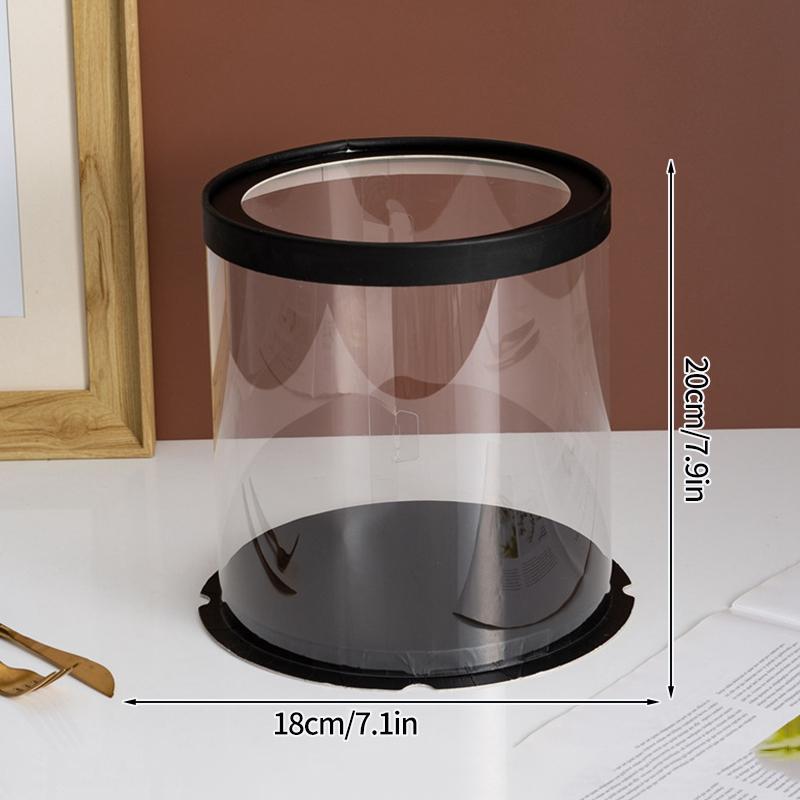 Transparent Cake Box Clear Gift Packaging Boxes Birthday Party Cake Packing Candy Storage Containers  Anniversary Party Decor