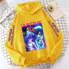 Korean Popular Demon Hunter Children's Hoodie Casual Girl Clothing Autumn and Winter Cute Cartoon Warm Children's Clothing