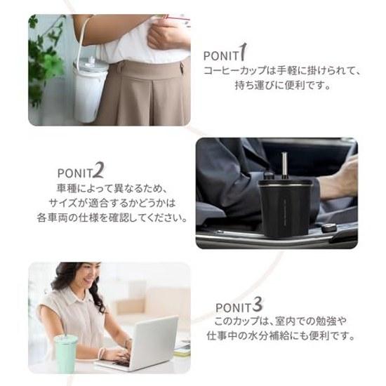 TYESO tumbler straw 600ml stainless steel lid vacuum insulated heat retention cold preservation outdoor convenient carrying direct drinking leak-proof