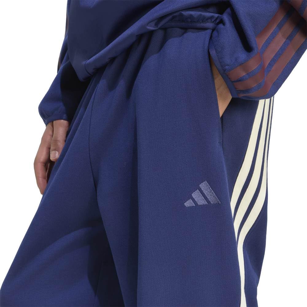 adidas Men's Sweatpants KIT 3-Stripes Dark Blue Off-White L RG576 KW2365