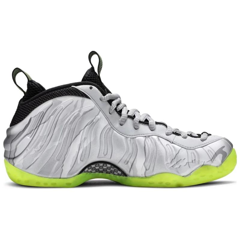 Nike Air Foamposite One Silver Volt Camo  Sneakers Casual Shoes 575420-004