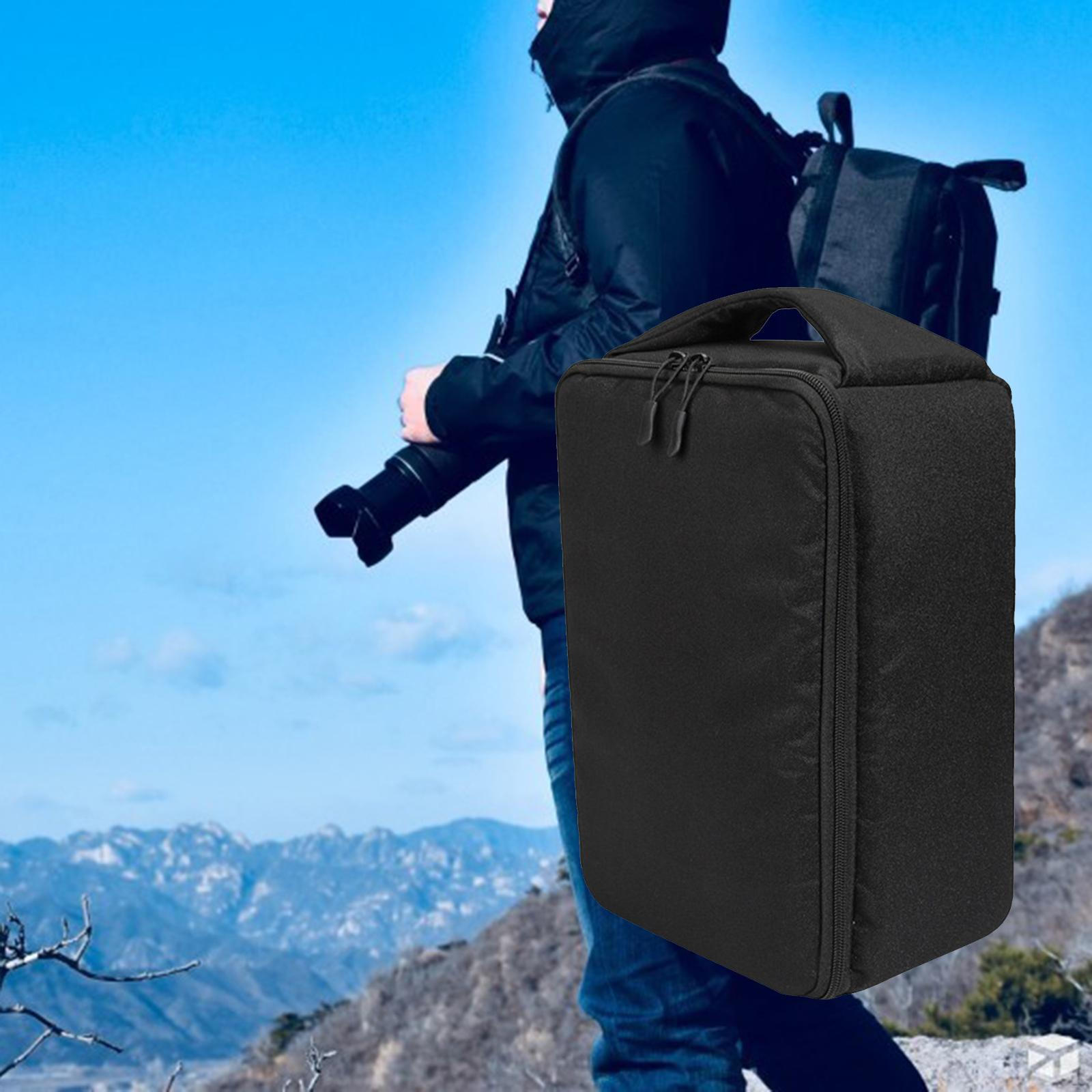 Camera Bag DSLR Slr Outdoor Professional Shockproof Nylon Compact Carrying Case Photographer A