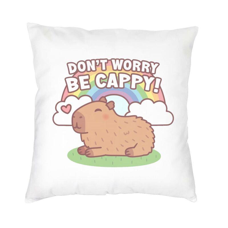 

Personalized Capybara And Birds Square Throw Pillow Cover Home Decor 3D Doublesided Printing Cushion Cover for Car 30x30cm 12x12in
