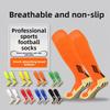Football Socks with Anti-slip Rubber Sole and Thick Towel Bottom, Running Socks with Shock Absorption and Wear Resistance, Breathable And
