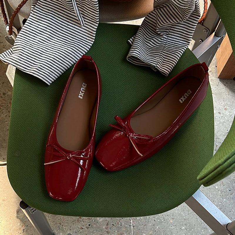 Fashion Spring Autumn Female Slip On Footwear Flats With Shoes For Ladies 2025 New Round Toe Fashion Shallow Women Ballet Flats Shoes