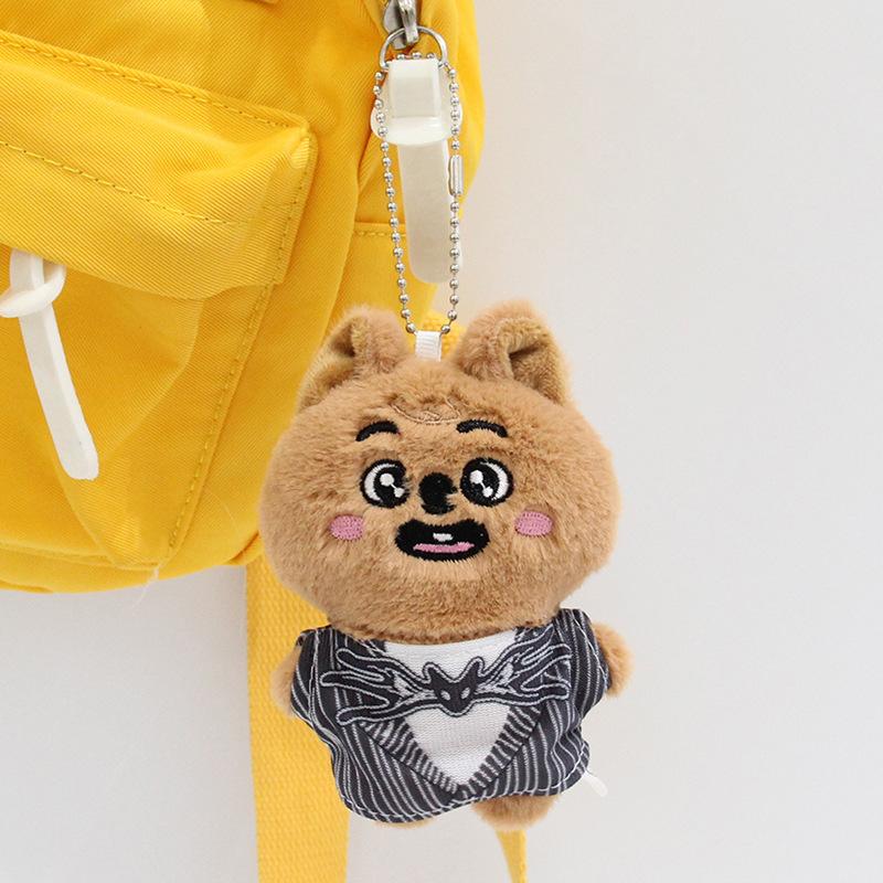 New Stray Kids Plush Keychain Plush Doll Halloween Fang Can Li Longfu Same Doll Boy And Girl 's Festival Gift