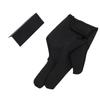 3 Finger Barber Glove Heat Resistance Gloves with Flat Iron Comb Attachment for Hair Styling Black