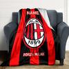 Custom Name Bayern Munich Crest Blanket for Couch & Bed, Plush Cozy Fuzzy Blanket Super Soft & Warm Blankets for Fall and Winter. 0908292