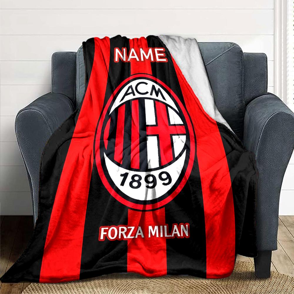 Custom Name Bayern Munich Crest Blanket for Couch & Bed, Plush Cozy Fuzzy Blanket Super Soft & Warm Blankets for Fall and Winter. 0908292