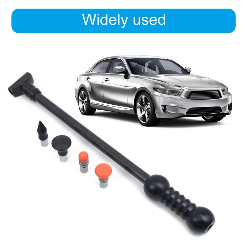 Multiple Shape Head Auto Dent Repair Hammer Set, Magnetic Grip Accessories for Car Body Restoration Various Damage Types