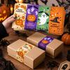 10 Pack Ghost Pumpkin Spider Box Wrapping Sticker Self-Adhesive Decorative Stickers Home Crafts