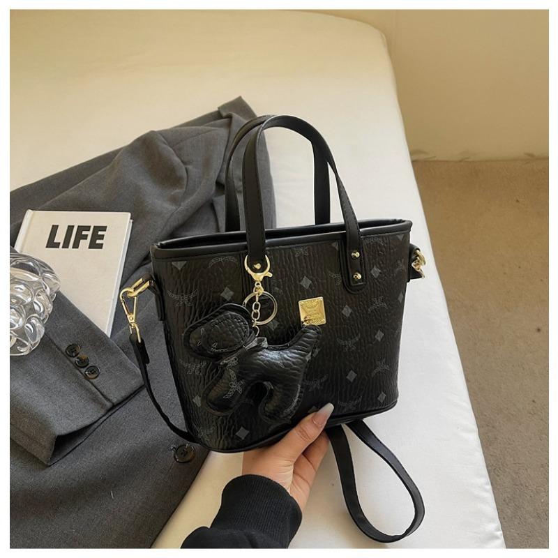 

Popular small bag women s new versatile messenger bag high-end texture niche portable bucket bag чёрный