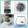 50PCS/Set Round Flower Pot Hole Mesh Pad Plastic Flower Pot Bottom Mat New Flower Pot Gasket  Garden