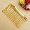 10Pcs 20 Teeth DIY Metal Hair Comb Claw Hairpins for Wedding Jewelry Making Findings Handmade Comb Base Bridal Accessories