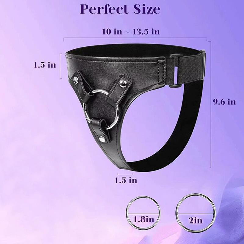 Wear Pants For Dildos Strap On Dildo Harness Adult Sex Toys For Women Men Pegging Dildo Adjustable Waist And Thigh Soft Leather