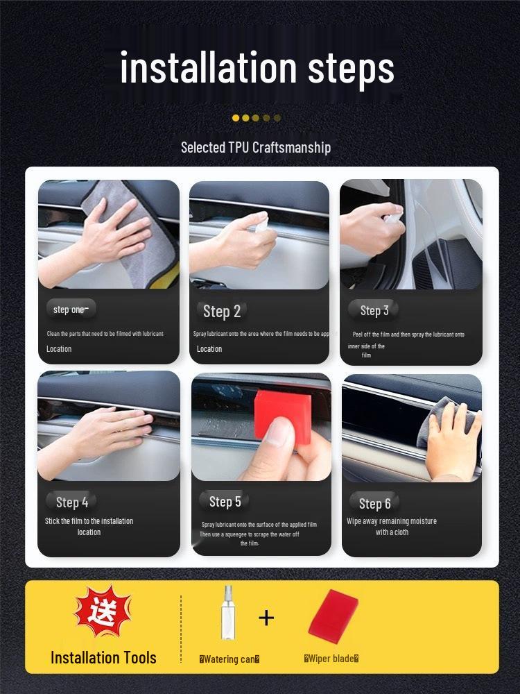 Applicable for 2020-2024 Mazda 3 Next-Gen Angkesaila Interior Protection Central Control HD Screen Gear Shift Film.