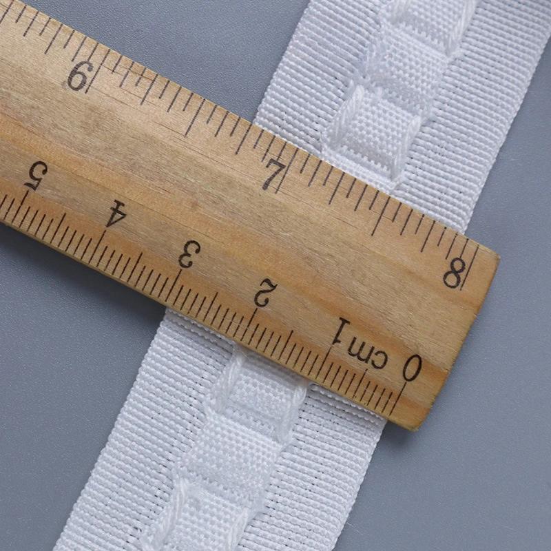 Pull Pleated Tape 10 Meters Curtains Accessories Heading Grommet Top Ring Tape Eyelets Pencil Pleat Hook Tape Curtains Cover