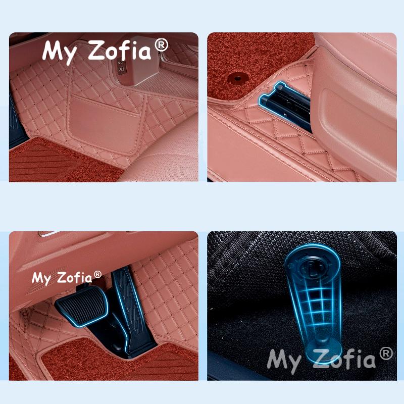 For Chery Tiggo 9 2025 2026 Car Floor Mats Dirt-resistant Foot Carpet Floor Cover Wire Custom Foot Pads Salon Carpet Accessories