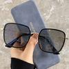 Photochromic Anti -Blue Ray Myopia Glasses Luxury Large Color Changing Eyeglasses Trend Oversized Short Sight Diopter Eyeglasses