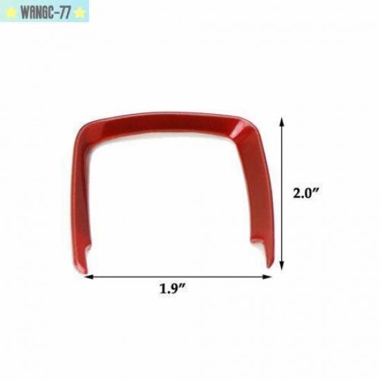 Red Inner Headlight Switch Surrounding Decor Trim Cover For BMW F22 F30 F31 New