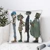 Gorillaz Pillowcase Printed Fabric Cushion Cover Decorative  Pillow Case Cover Bed Zippered 45X45cm