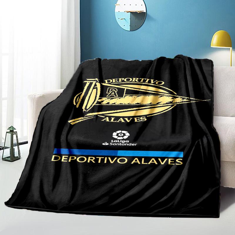 Deportivo FC Printed Throws Blanket Soft Flannel Blankets for Couch Bed Gifts for Men Women Picnic blanket Christmas gifts