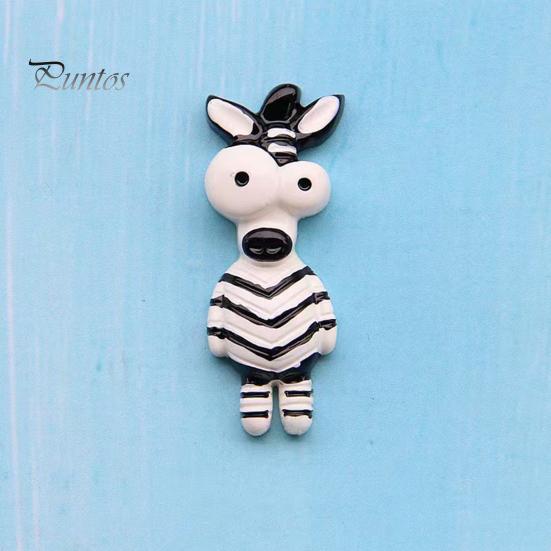 Zebras Refrigerator Magnet Cartoon Animal Magnet, Big Eyes Shape Fridge Magnets Memo Notes Photo Holder, Gift for Lovers Office