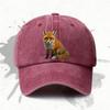 pc Adjustable Baseball Cap with Printed Fox Pattern Lightweight Printed Craft WomenS Hat Fox Pattern MenS Trendy Cap Id