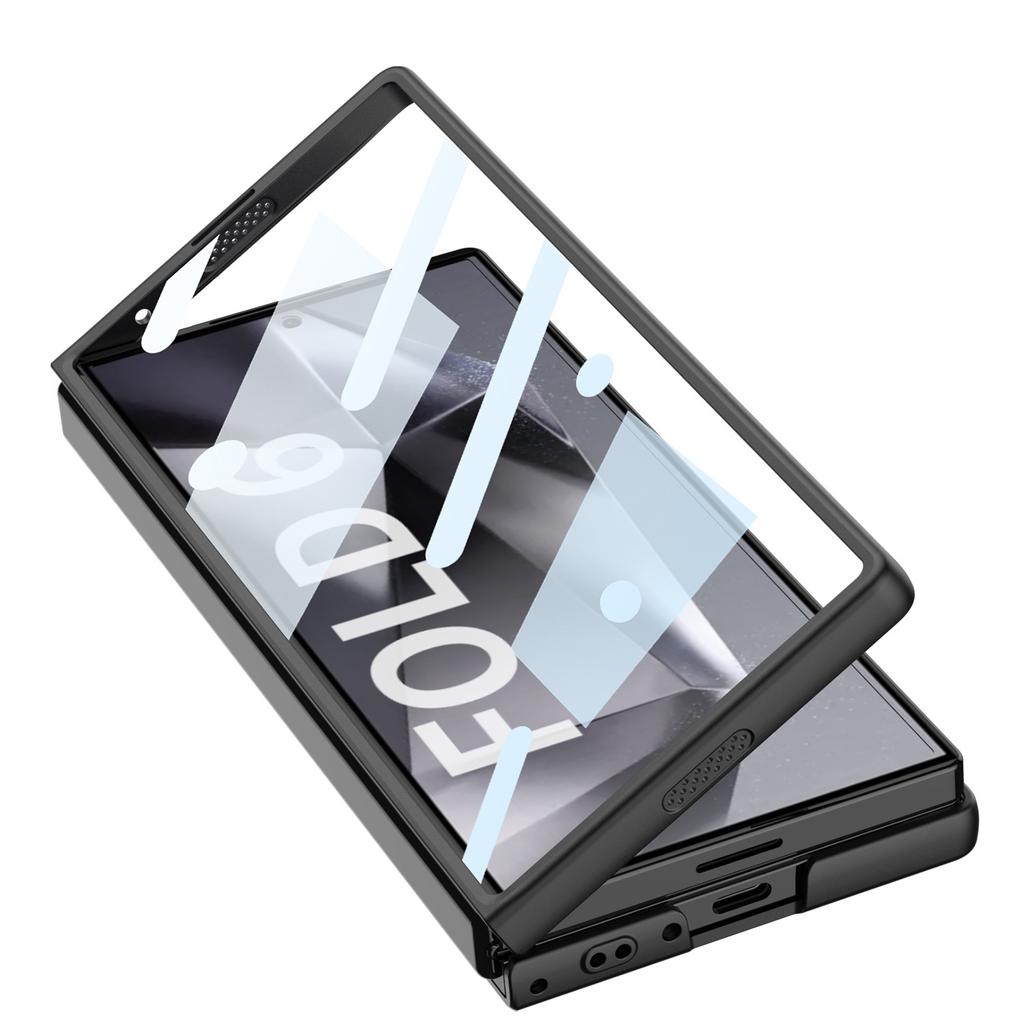 Samsung Z Fold6 Mobile Phone Case Push Window Lens Case Film Integrated Ultra Thin Folding Screen Anti Fall Protection Case