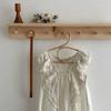 1pc Rattan Boho Kids Clothes Hangers Heavy Duty Wall Mounted Baby Clothes Rack Home Daily Practical Clothing Storage Organizer
