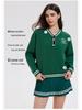 Women's Long Sleeve College Style Hoodie - Winter Running Loose Fit Top