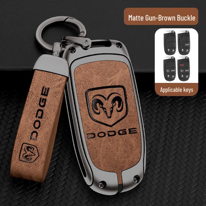 Металлический сплав кожаный чехол для ключей для Dodge Viper и Coolway Default