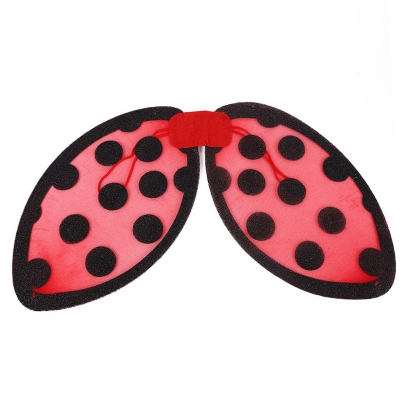 

Ladybird Foldable Wing for Childrens Role Play Costume Soft Fabric Design Comfortable Wear at Halloween Parties and Themed Event 1