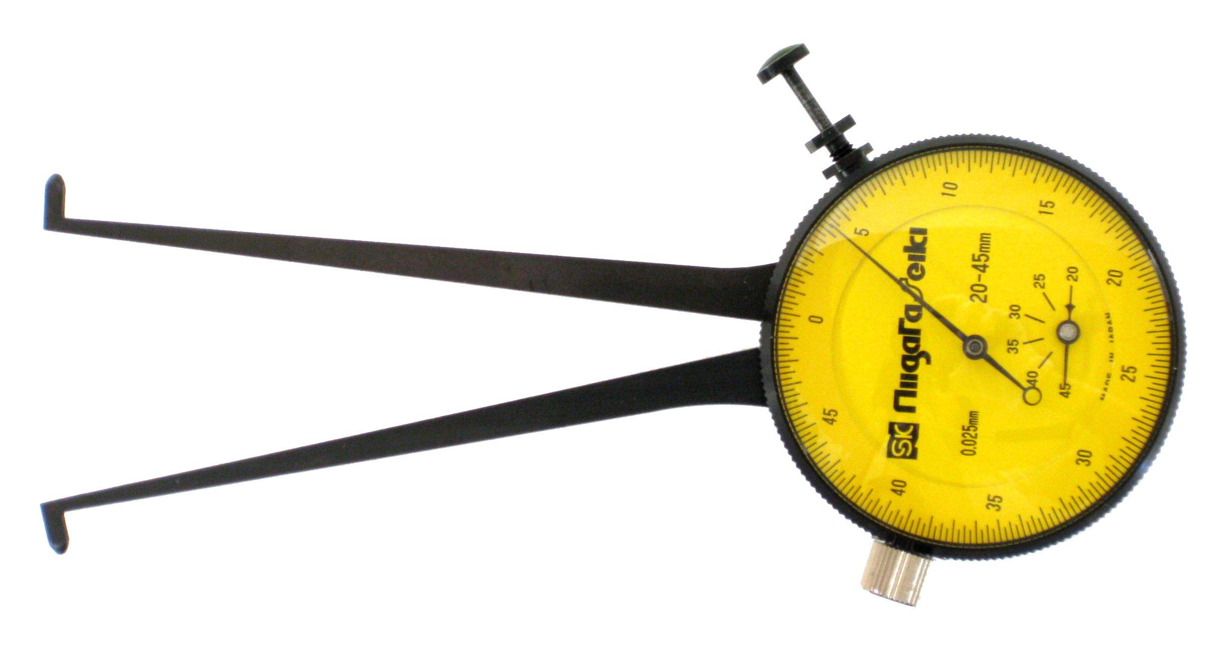 

Niigata Seiki SK Made in Japan Dial Caliper Gauge, Inner, 20-45mm, BI-2
