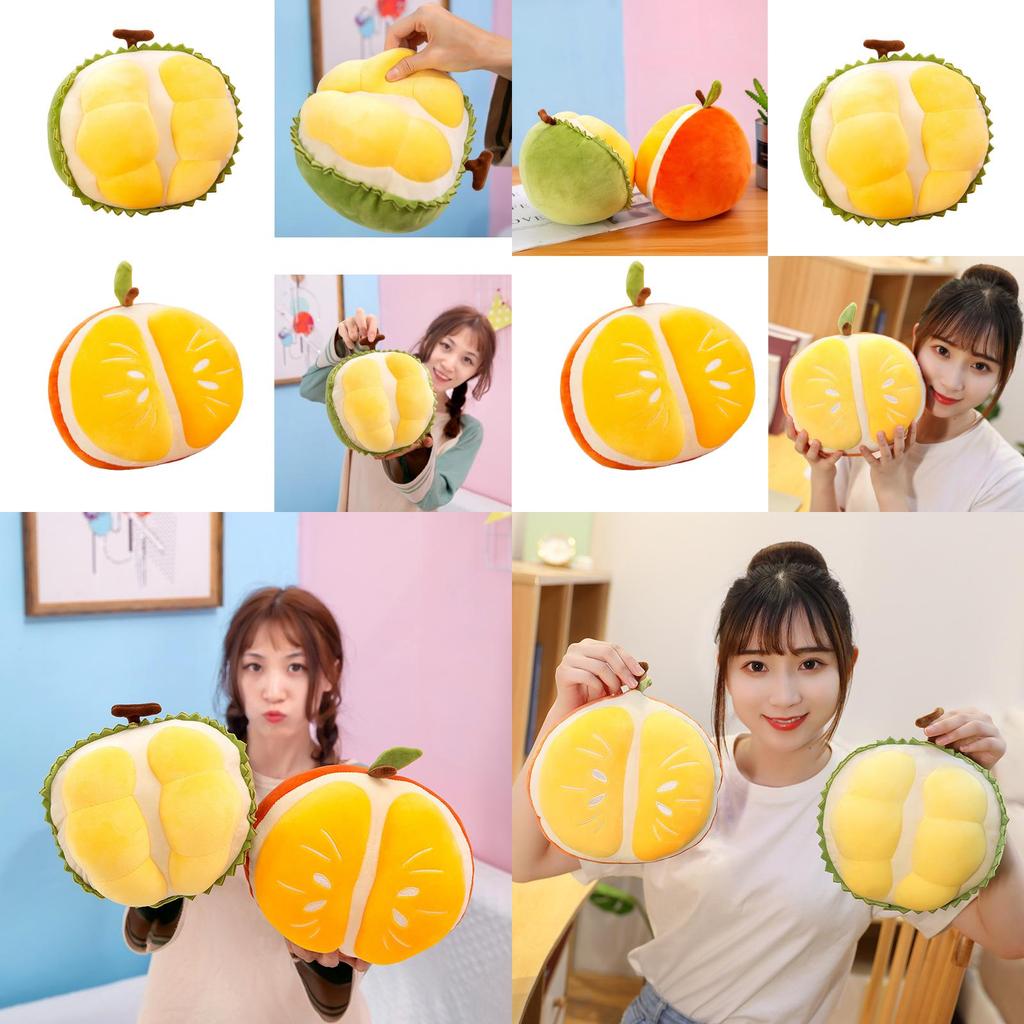 Super Soft Plush Fruit Doll Durian Orange Toy With Pp Cotton Stuffing